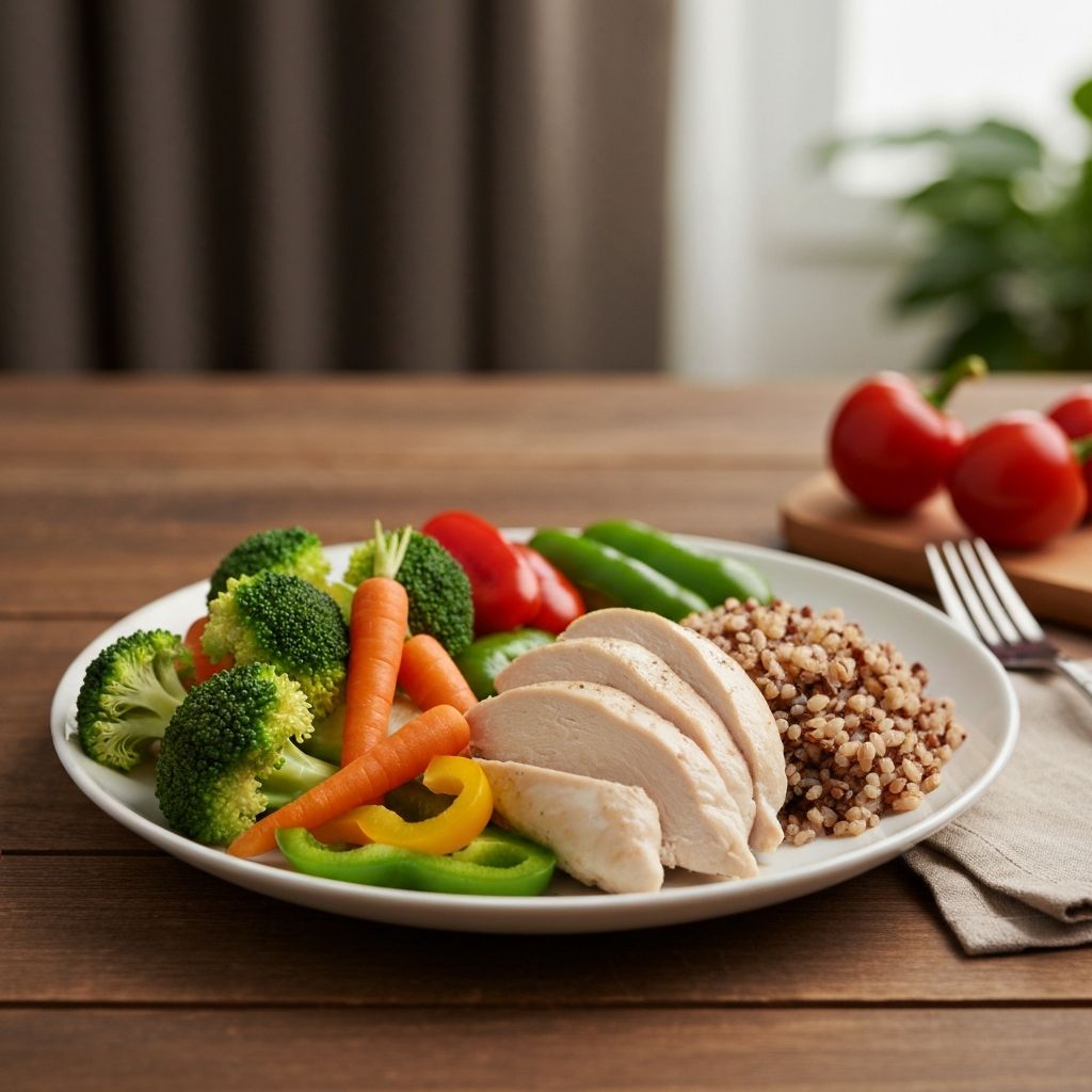 Balanced nutrition meals